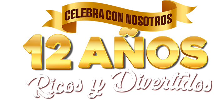 Celebra con nosotros 12 años ricos y divertidos