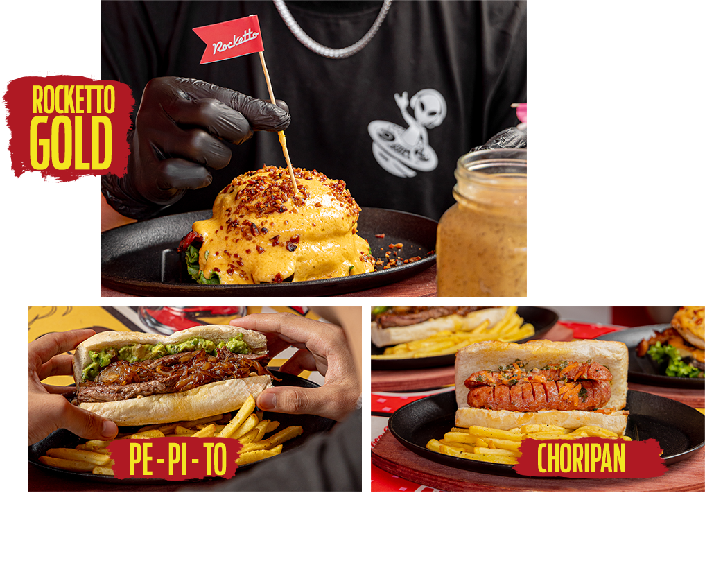 Hamb. Rocketto Gold, PE-PI-TO, Choripan